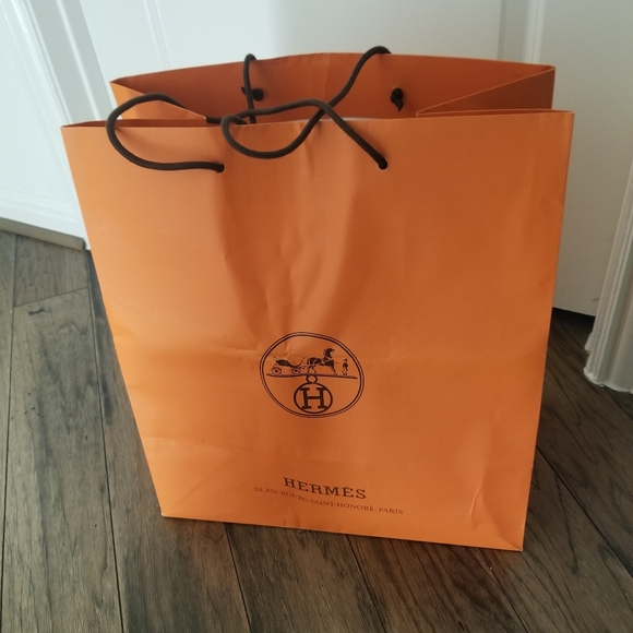 EXTRA LARGE Hermes Bag Empty Gift Bag Shopping Bag - Picture 12 of 15